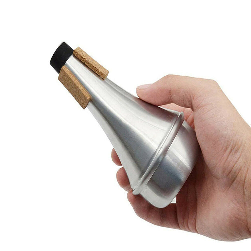 Replacement 3/5/7C Trumpet Mouthpiece + Mute Silencer Set 4pcs Wind Instruments