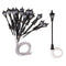 40Pcs Mini Street Light Post Models Streetlight for Modeling HO OO Scale
