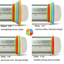 Rolling Pin Adjustable Stainless Steel Rolling Pins Dough Roller With 4 Rem T6Q7