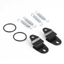 2PCS Durable Exhaust Bracket Kit with Spring&Washer for Yamaha 87-06 YFZ350