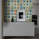 24pcs PVC Waterproof Self-adhesive Oil Proof Tile Stickers (10x10cm ET101) A