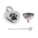 Heart Shape Pet Urn Cremation Pendant Ashes Memorial With Filling Kit Unisex