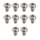 20Pcs M3 Titanium Alloy Hexagon Button Head Cap Bolts Screws 6mm/8mm