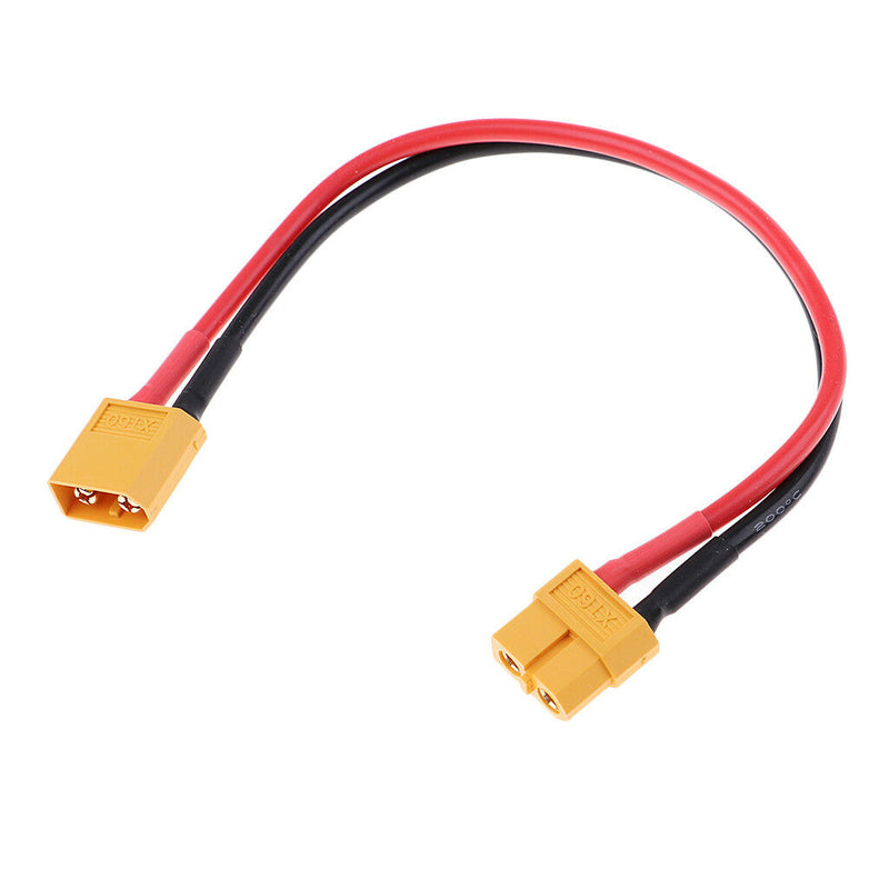 XT60/XT-60 Male to Female Connector with 8 inches 14AWG Silicone Cable Wire