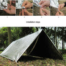 1x Outdoor Emergency Solar Blanket Survival Safety Insulating insulation Thermal