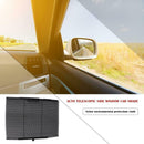Car Side Window Sunshade Folding Sun Shade UV Protection Curtain (Black)