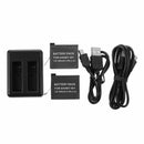 2 x AHDBT-401 401 Decoded Battery + USB Charger For GoPro Hero 4 Go Pro 4 N G9S6