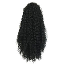 Black Long Curly Hair African Small Fluffy Hair Wig Human Hair Wigs Women R