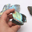100g Bulk Rough Labradorite Natural Crystal Stone Reiki Healing Specimen Decor