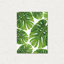 Unframed Modern Art Canvas Oil Painting Green Palm Leaf Print Wall Decor L