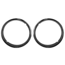 Headlight Bezels Headlight Cover Trim for 1997-2006 Jeep Wrangler TJ, Black