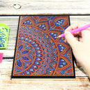 DIY Mandala Special Shaped Diamond Painting 50 Pages A5 Sketchbook Notepad