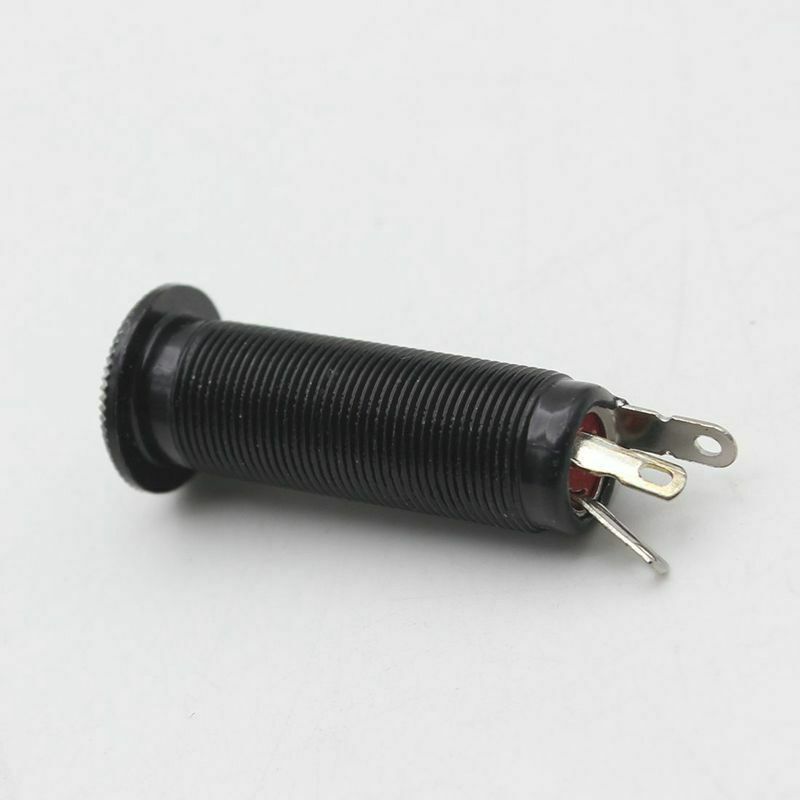 Cylinder Clip End Pin Mono Panel Output Jack Socket for Electric Guitar Hig