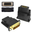 HDMI Female To Female VGA 24+1Pin DVI Male HDMI Male Adapter Connector HDTV ME