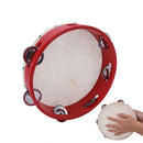 8" Musical Tambourine Tamborine Drum Round Percussion Gift for KTV Party3CGJC,a