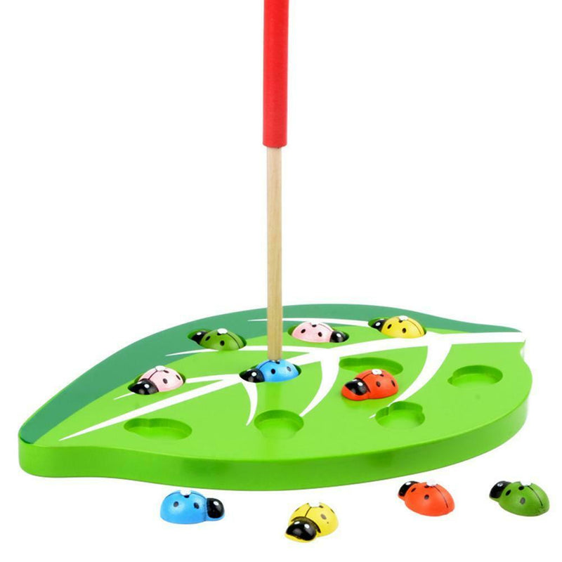 Wooden Magnetic Catch Insect Games Puzzle Parent-child Interactive Toys