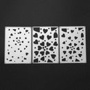 3pcs Geometry DIY Craft Cutting Dies Stencil Scrapbook Embossing Album Card