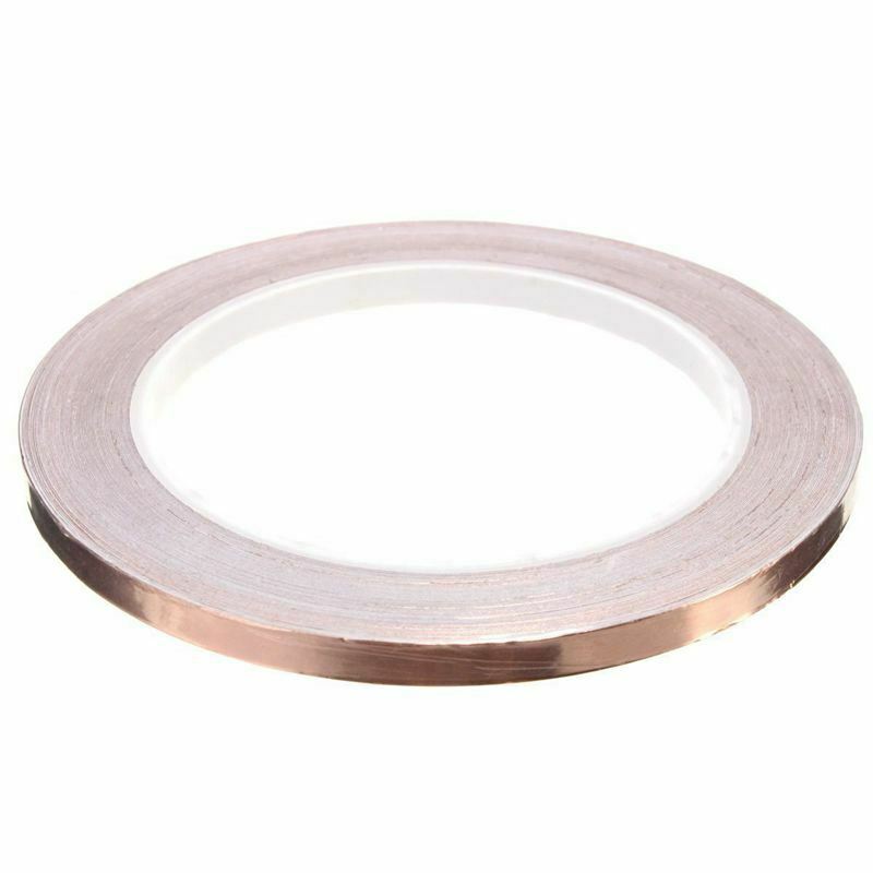 6mmx20 m Roll Copper Sheet Self-Adhesive Tape Copper Tape Copper Foil