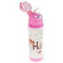 Kids Drinking Insulation Baby Straw Cup Kids School Bottle Pink