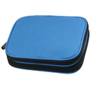 2Pcs Crochet Hook Case Organizer Bag with Double Zipper for Knitting Crafts