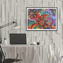 5D DIY Full Drill Special Shaped Diamond Painting Manda Flower Cross Stitch