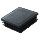 5 Pcs Plastic Square Blanking End Caps Tubing Tube Inserts 50mm x 50mm N6S2