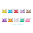 100pcs Mini Blade Fuse Assortment Auto Car Truck Boat Motorcycle Fuses 3A-35A