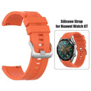 Soft Silicone Wristband Strap for Huawei Watch GT 2 GT Honor Magic (Orange)