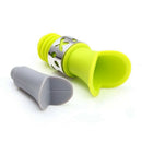 Green creative practical Lily wine cork silicone food grade durable wine po