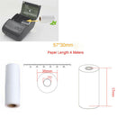 5PCS 57x30mm Thermal Receipt Paper Roll For Mobile POS 58mm Thermal Printer FT
