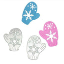 2pcs Gloves Snow Cutting Die Stencil Scrapbooking Craft Album Paper Card