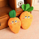 Cute Carrot Plush Chew Squeaker Cute Puppy Pet Supplies Sound Squeaky Dog Toys