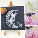 Moon Goddess Cutting Dies Stencil Carbon Steel Embossing DIY Scrapbook K3E6