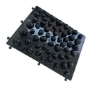 14x11'' Pebbles Foot Massager Mat Comfort Relaxing Blood Circulation Pad Bla