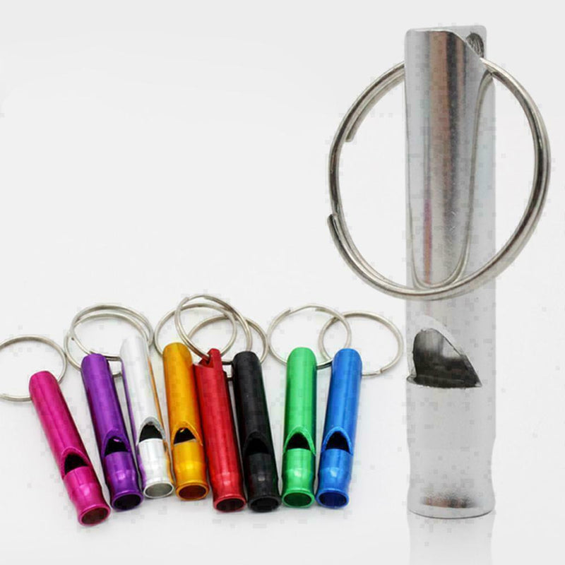 5Pcs Soild Dog Cat Puppy Outdoor Training Pet Sports Keyring Whistle AU V7R E2O9