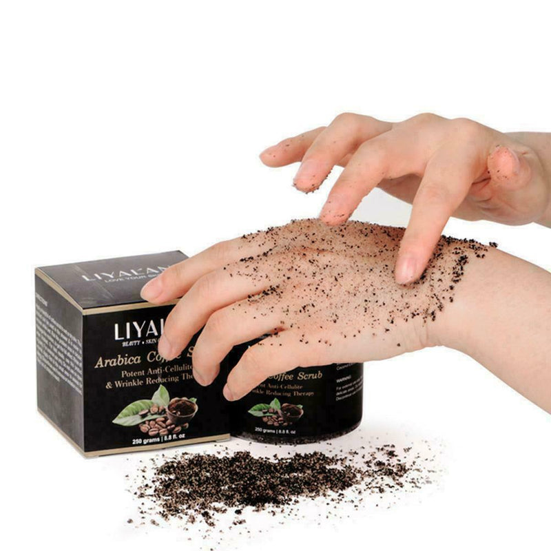 Arabica Coffee Body Scrub Anti Cellulite Stretch Marks Spider Vain