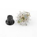 1Pcs Plastic Knob 2P5T 2 Poles 5 Position Band Channel Rotary Switch A ~ï¼ˆ