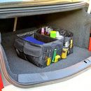 Black Universal Foldable Car Organizer Trunk Box Portable Bag Storage Case Cargo