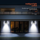 212LED Solar Motion Sensor Wall Light IP65 3 Modes Garden Porch Courtyard Lamp