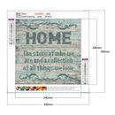 5D DIY Full Drill Diamond Painting Letters Cross Stitch Embroidery (JH268)