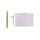 5X No Ink Magic Water Writing Cloth Brush Gridded Fabric Mat Calligraphy T HAR