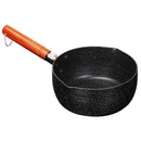 20Cm Soup Stock Pots Maifan Stone Cookware With Wooden Handle Milk Pot Univ