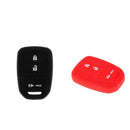 High Quality 2Pcs Black Red Key Fob Protector For  Fit