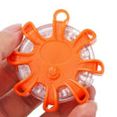 Mini 8LED Warning Light Emergency Work Lights Magnetic Flashlight (Red)