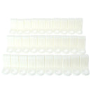 30pcs Plastic Wardrobe Space-saving Stack Hanger Hooks Coat Closet Hanger Ra3C