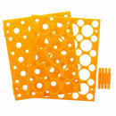 Laboratory Orange 50 Test Tubes 30mm 15mm Tubing Holder Stand Rack