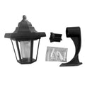 Solar LED Wall Lamp Waterproof Outdoor Garden Path Landscape Hexagonal Light