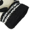 Women Winter Sweet Panda Design Touchscreen Gloves Black White