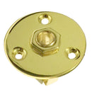 3pcs Guitar Round Output Jack Socket Plate for Electric Guitar Replacement