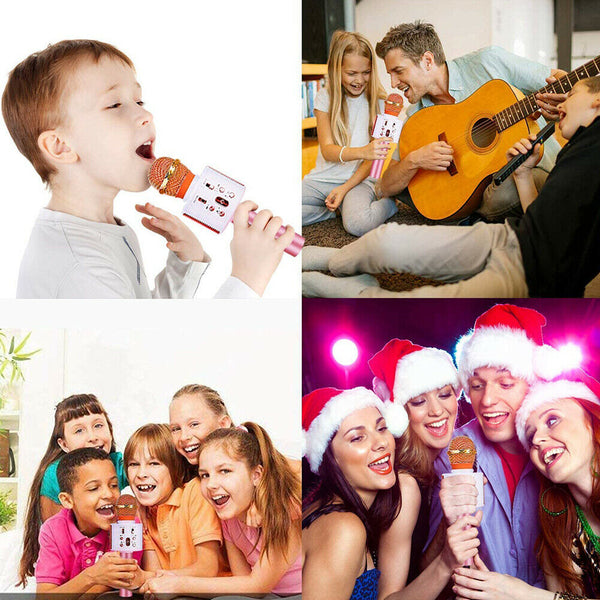 Bluetooth Karaoke Microphone Wireless KTV Professional Speaker Handheld Player
